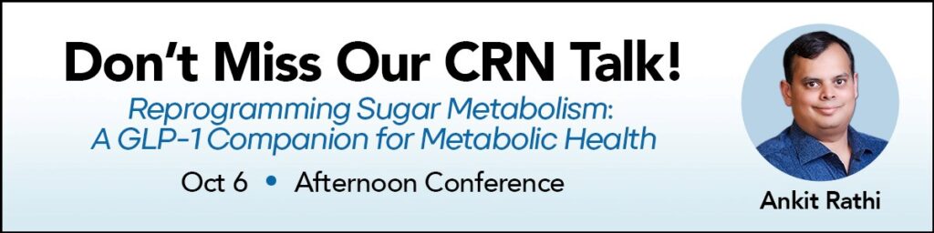 Reprogramming Sugar Metabolism & GLP-1s  at CRN Convergence ‘26